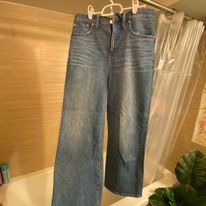 Madewell Slim Wide-Leg Crop Jeans - Barely Worn!